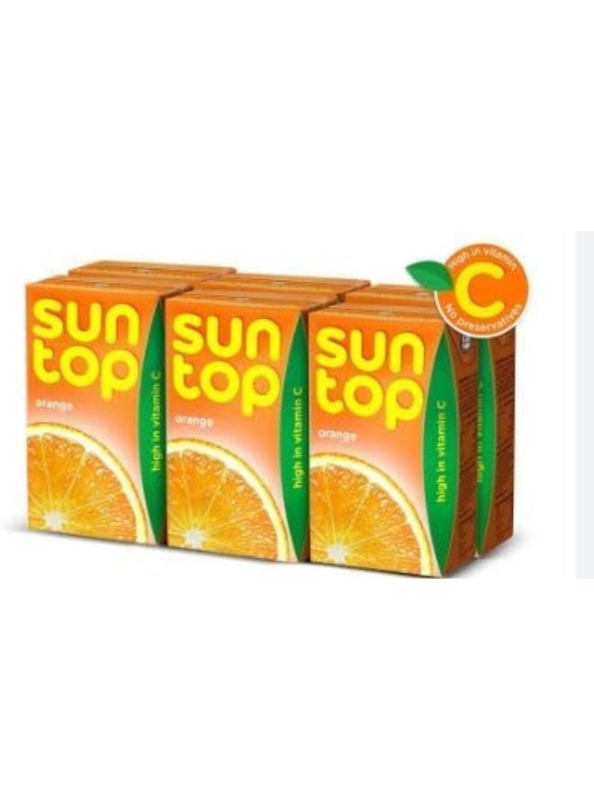 Sun Top Orange Fruit Drink, High in Vitamin C, Refreshing, Pack of 6 Cartons - Image 5